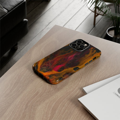 Bon Fire Ink Art iPhone Case (Protective) Phone Case