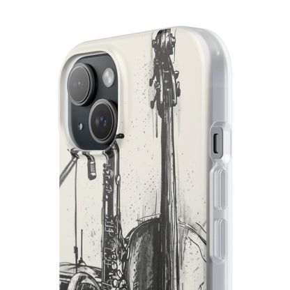 Jazz Instrument Line Symphony iPhone 15 - Flexi Phone Case