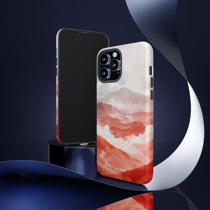 Mountain Flames Rise - iPhone Case
