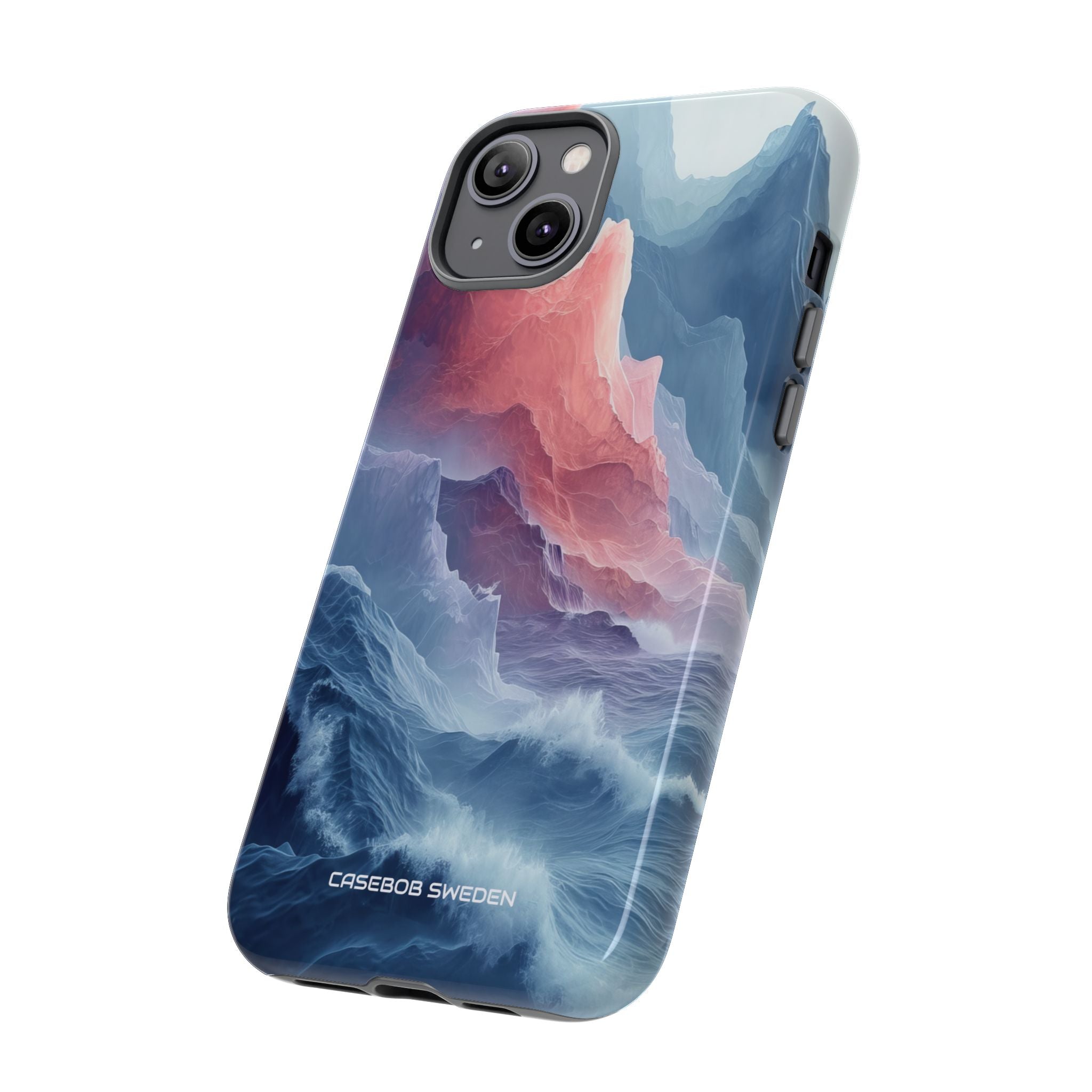 Mountain Wave Serenity - Tough iPhone 14 Phone Case