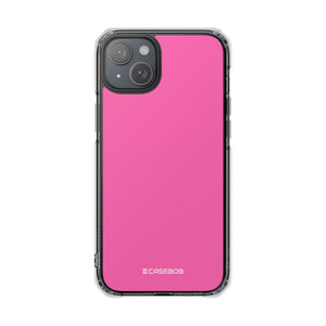 Hot Pink | Handyhülle für iPhone (Clear Impact Case – magnetisch)