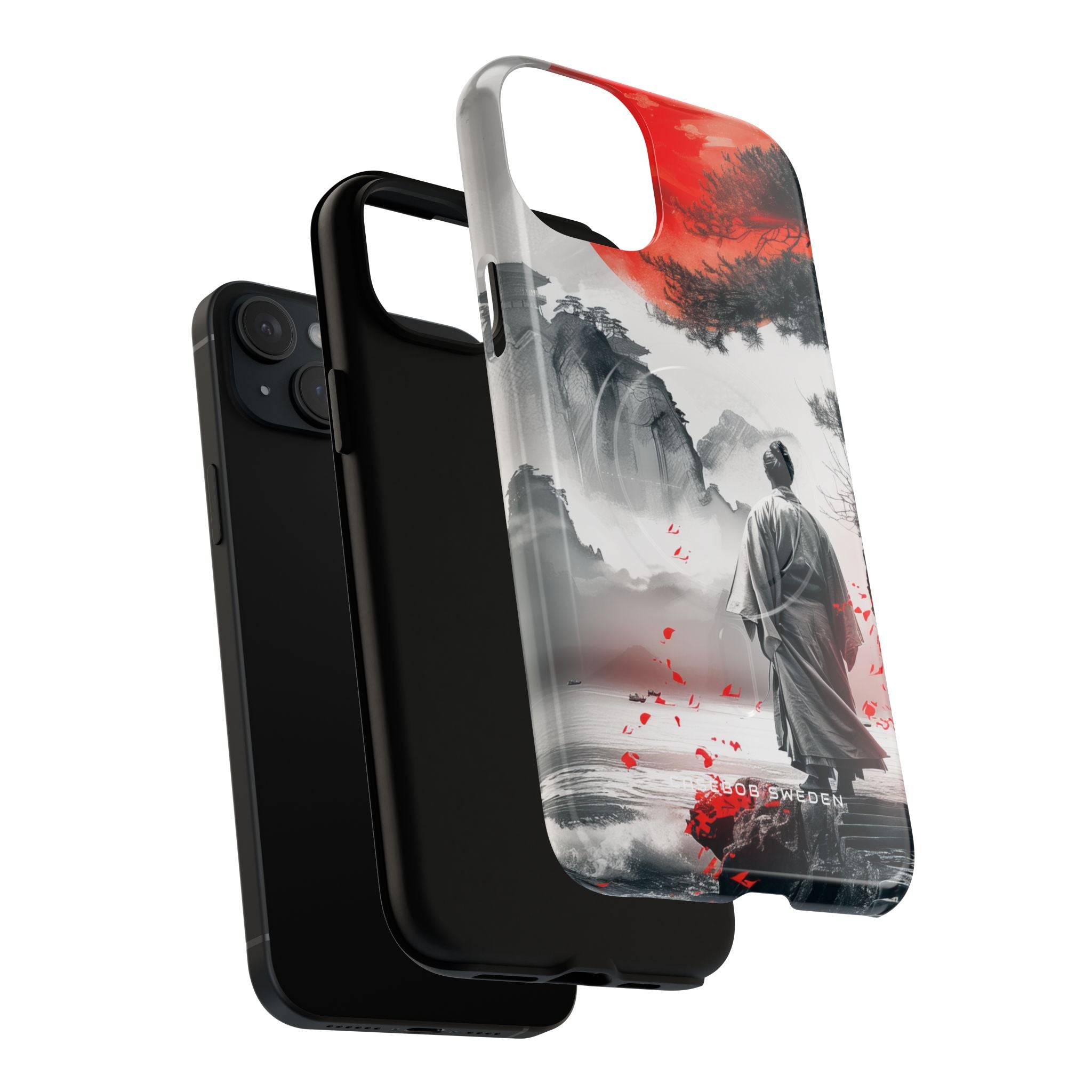 Zen Harmony: Japanese Serenity in Motion iPhone 15 | Tough+ Phone Case