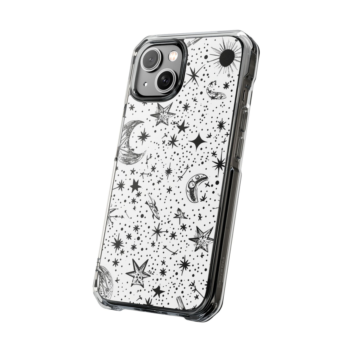 Retro Space Odyssey - Phone Case for iPhone (Clear Impact - Magnetic)