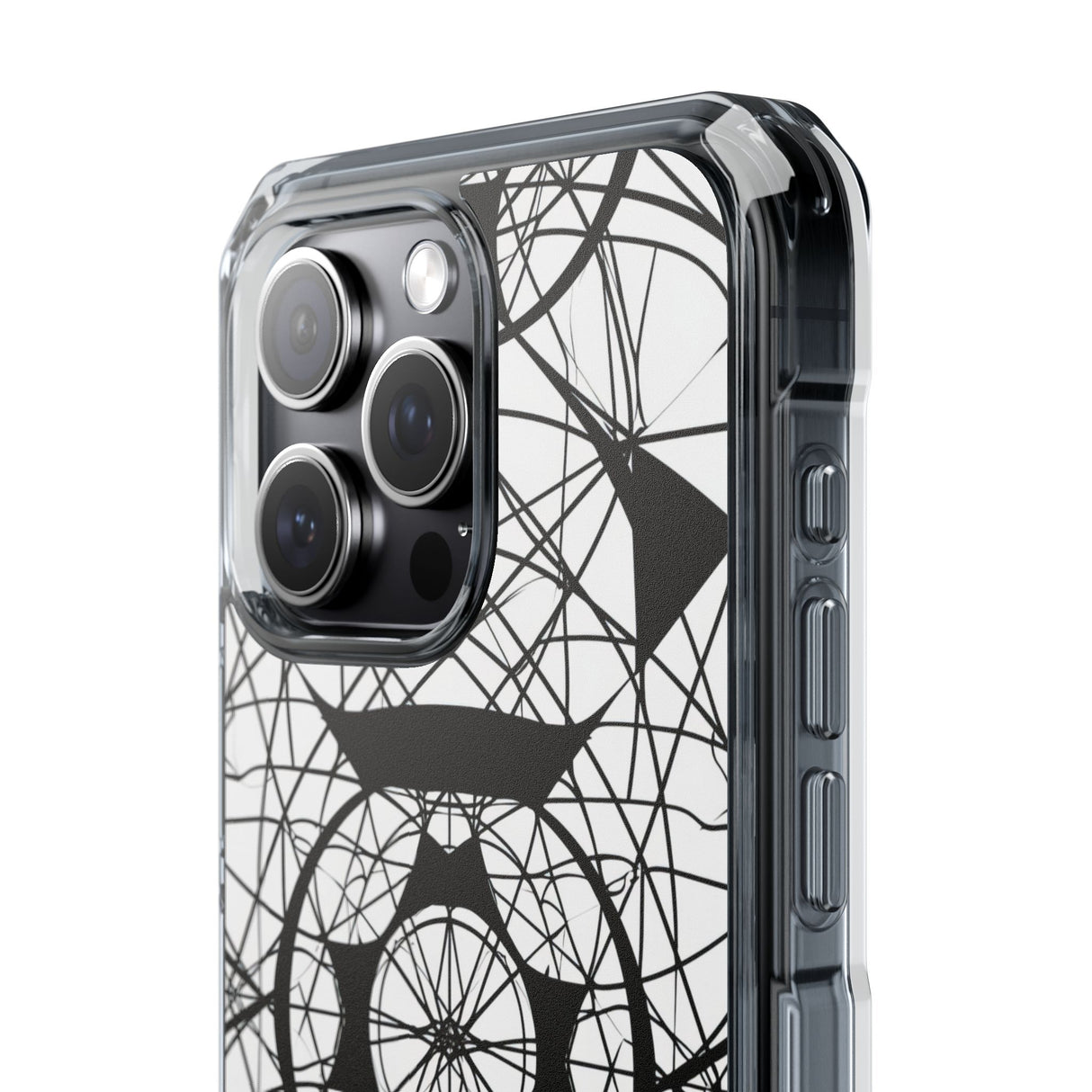 Geometric Hypnosis - Phone Case for iPhone (Clear Impact - Magnetic)