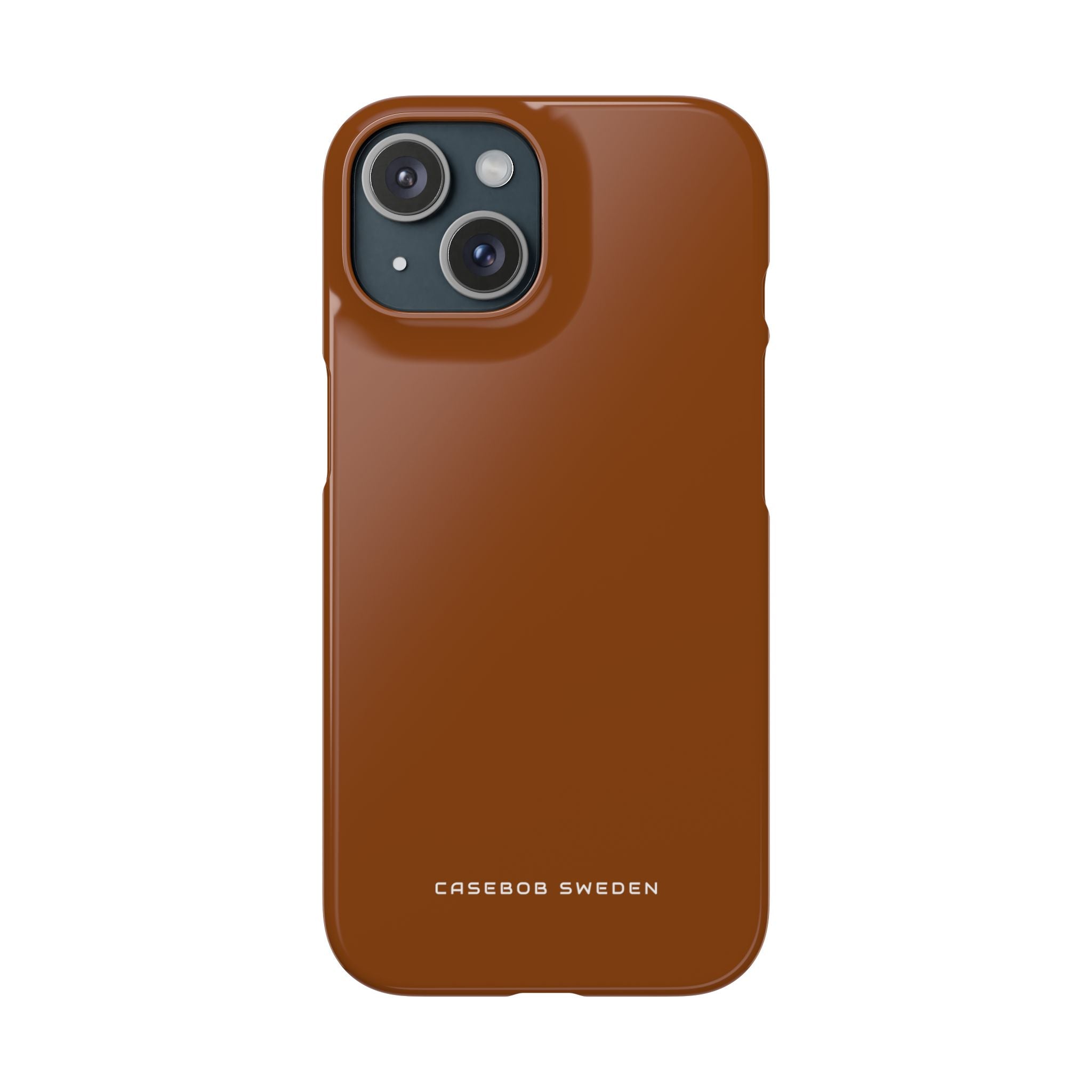 Saddle Brown iPhone 15 - Slim Phone Case