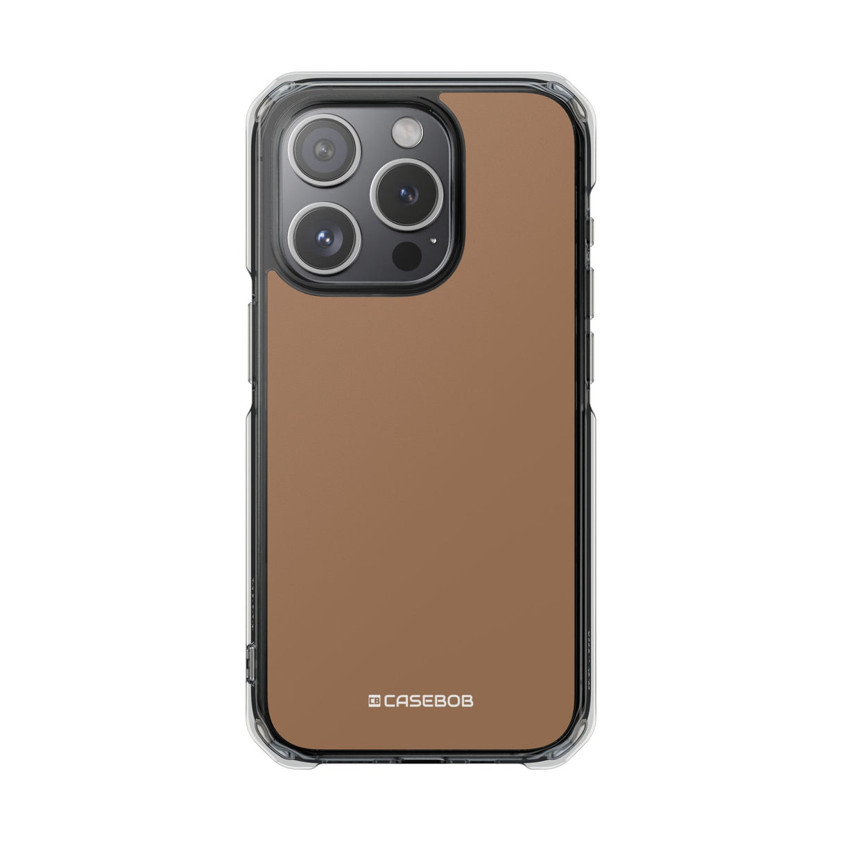 Chamoisee Brown | Handyhülle für iPhone (Clear Impact Case – Magnetisch)