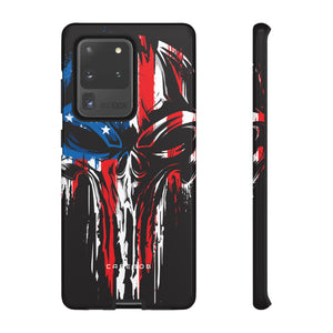 Military Grunge Skull Patriotic - Protective Phone Case