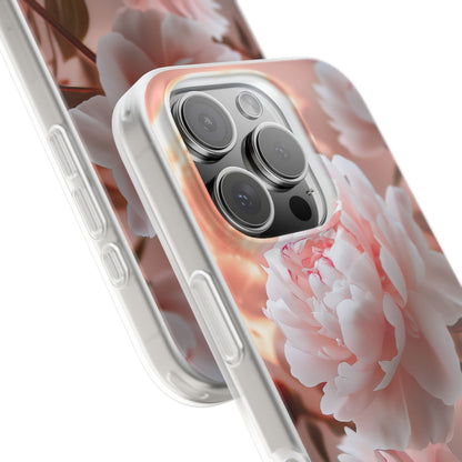 Peony Moonlight iPhone 16 Pro Case - Soft