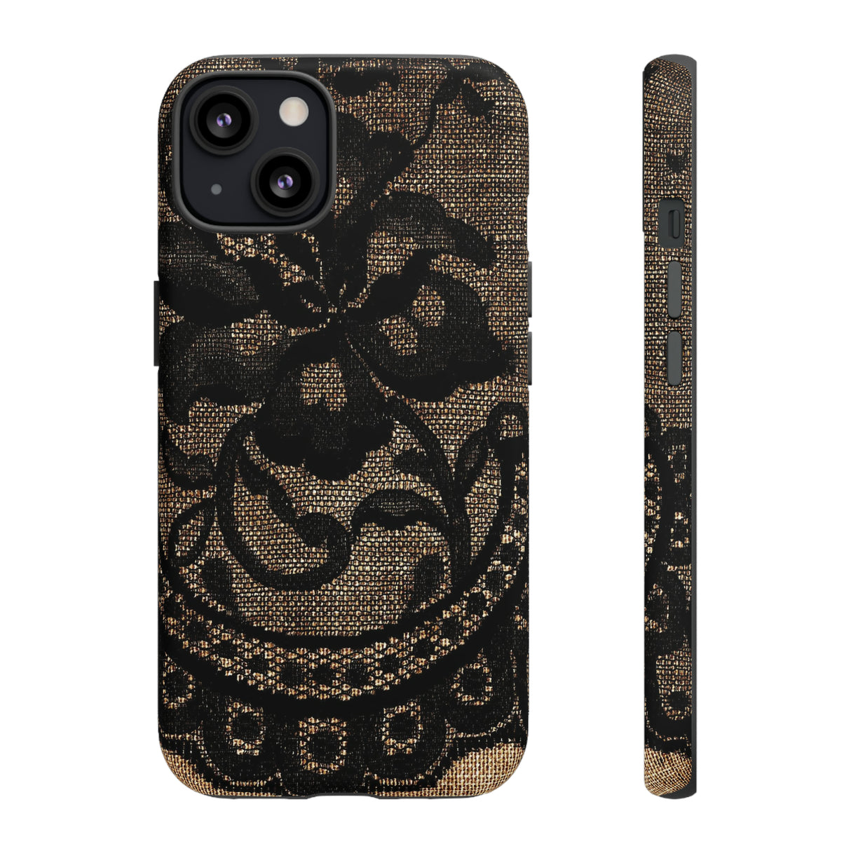 Broomrose Gothic Flower - Protective Phone Case