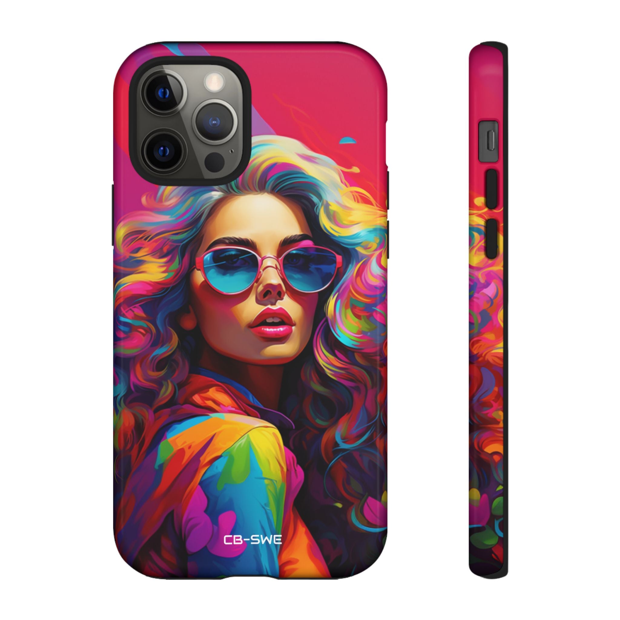 Surreal Color Fusion - iPhone Case