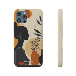 Modern Silhouette Tranquility | Biodegradable Phone Case