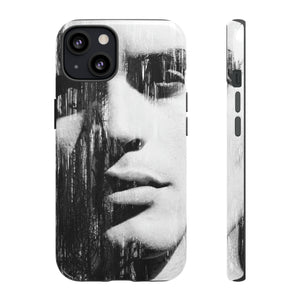 Black & White Pop Art - Protective Phone Case