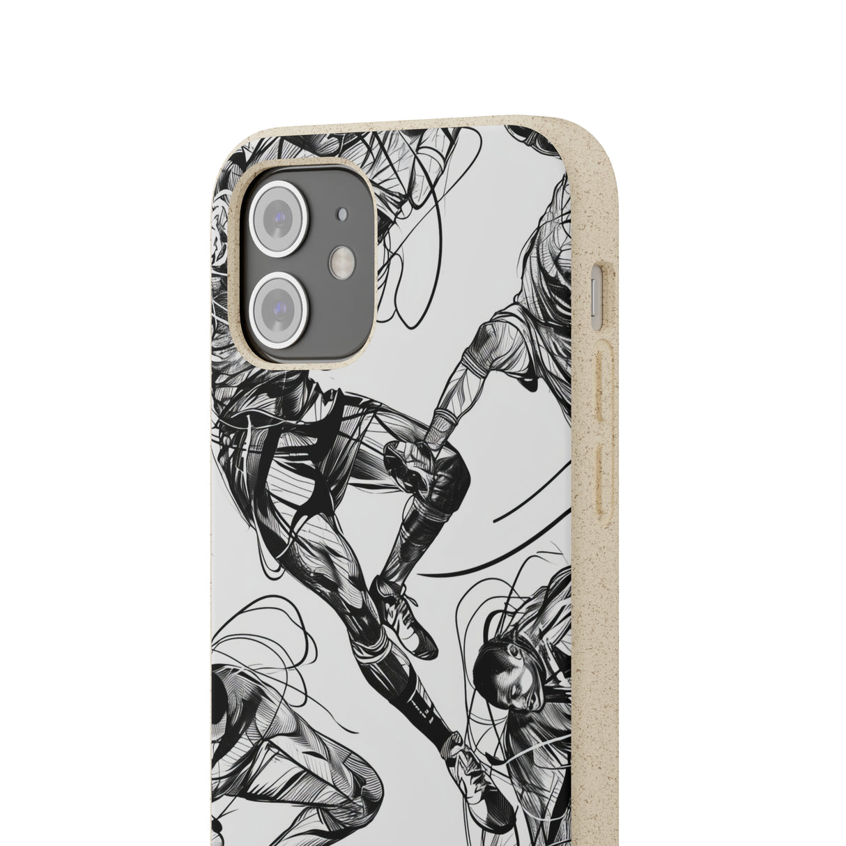 Dynamic Athletic Surrealism | Biodegradable Phone Case