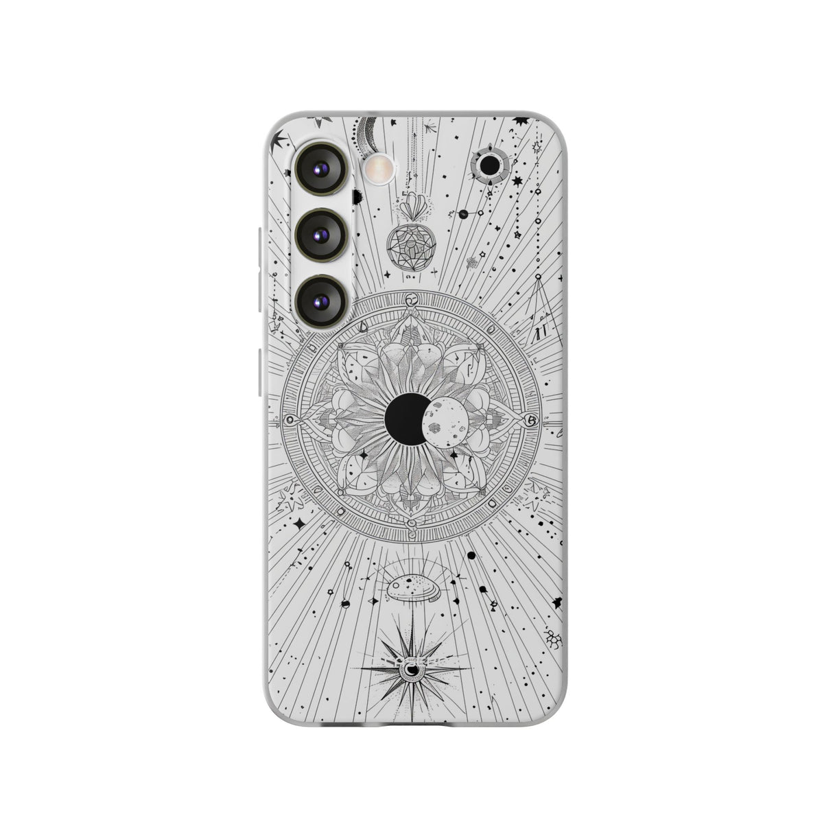 Himmlisches Mandala Mystique | Flexible Handyhülle für Samsung Galaxy