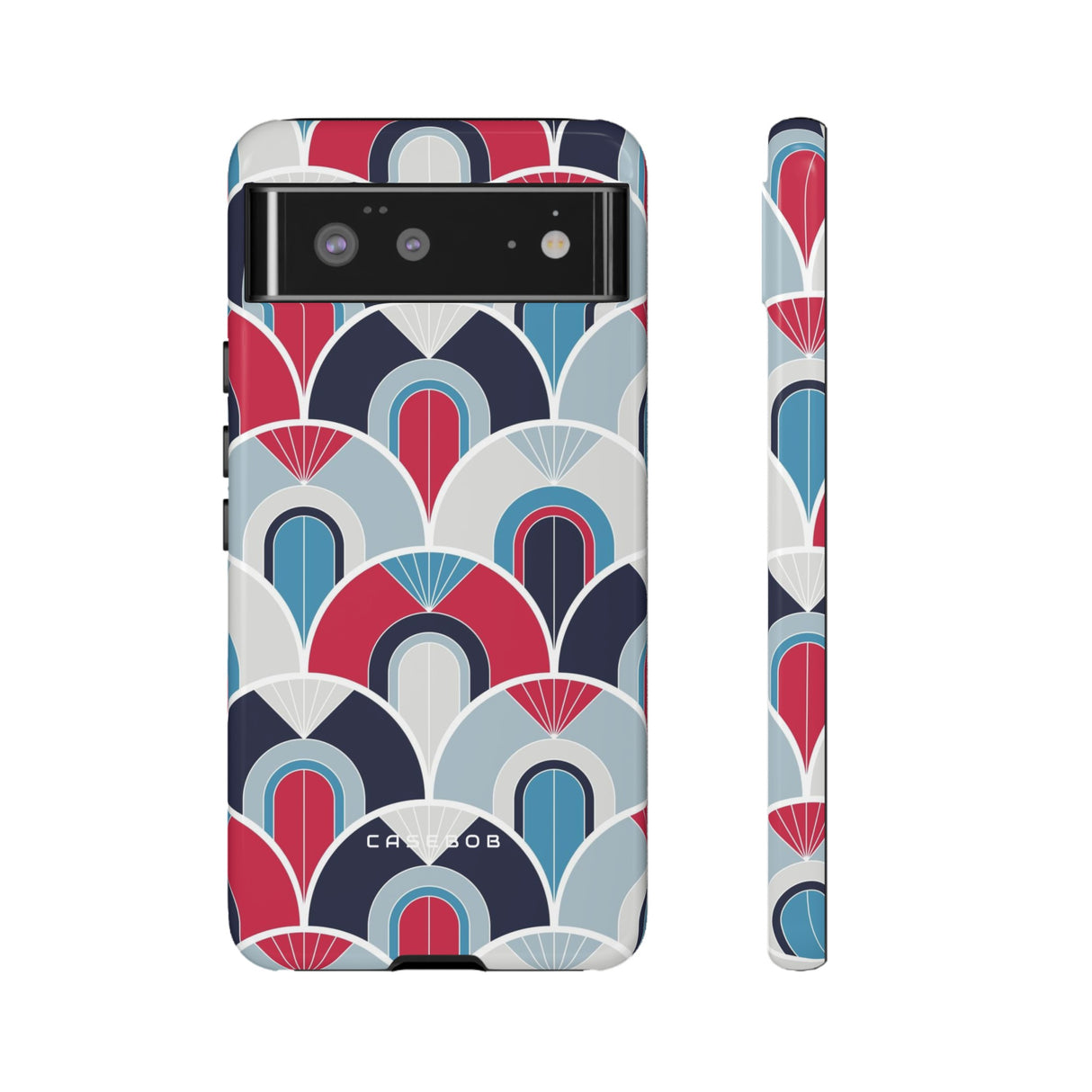 Blue Retro - Protective Phone Case