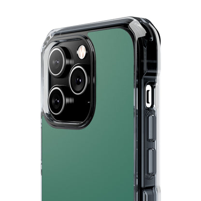 Viridian Green - Clear Impact Case for iPhone