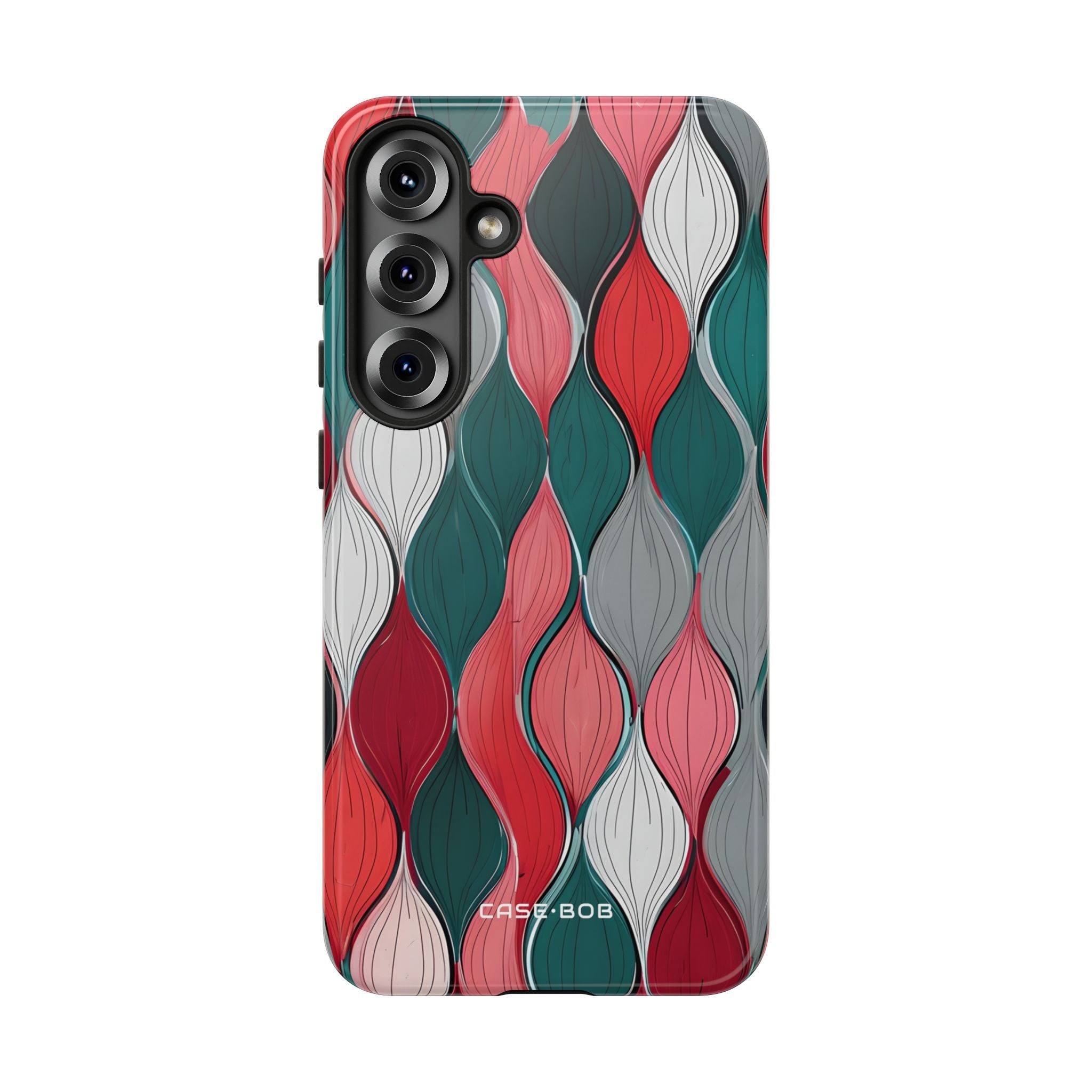 Leaf Cascade Teal Samsung S25 Plus Case - Tough