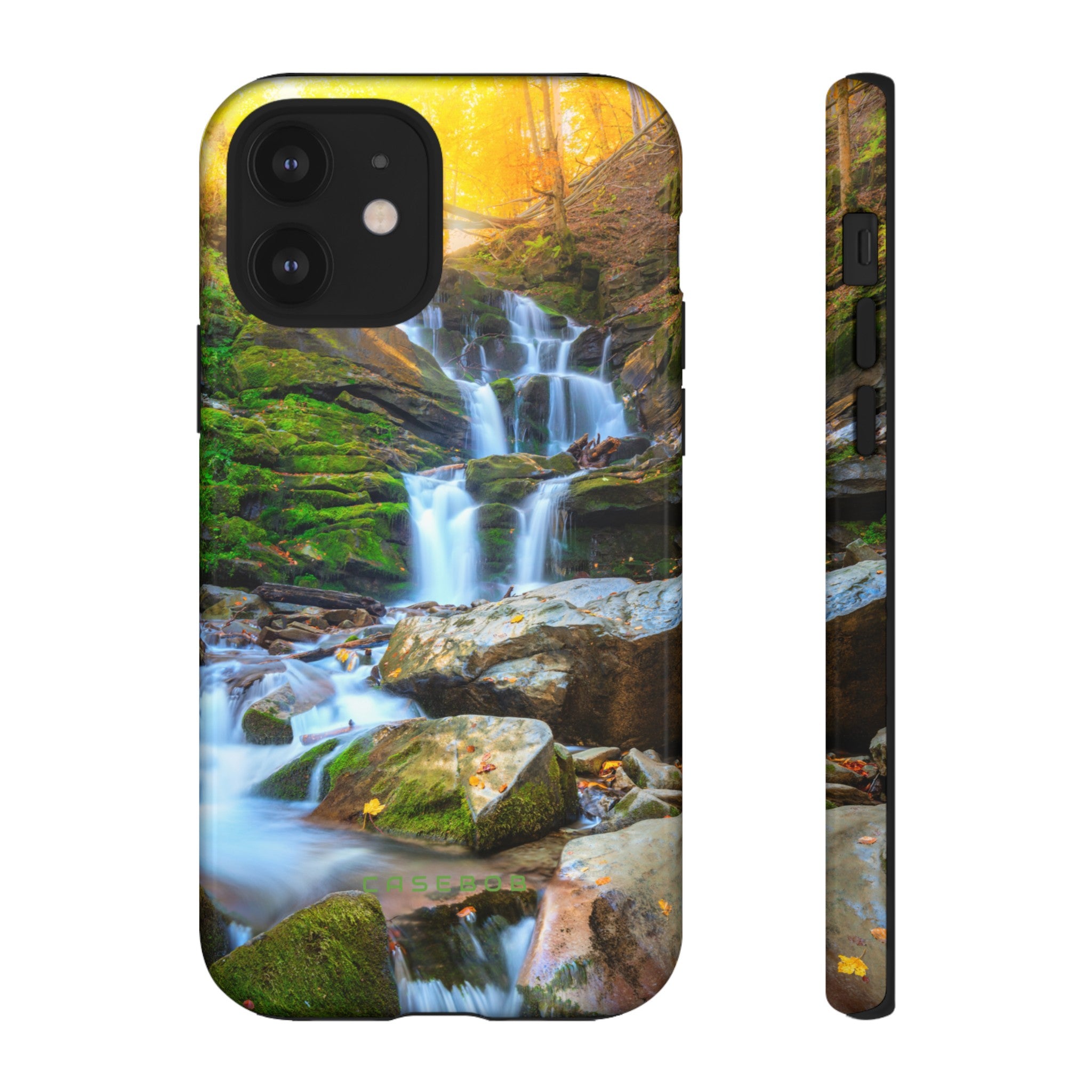 Autumn Mountain Waterfall - Protective Phone Case