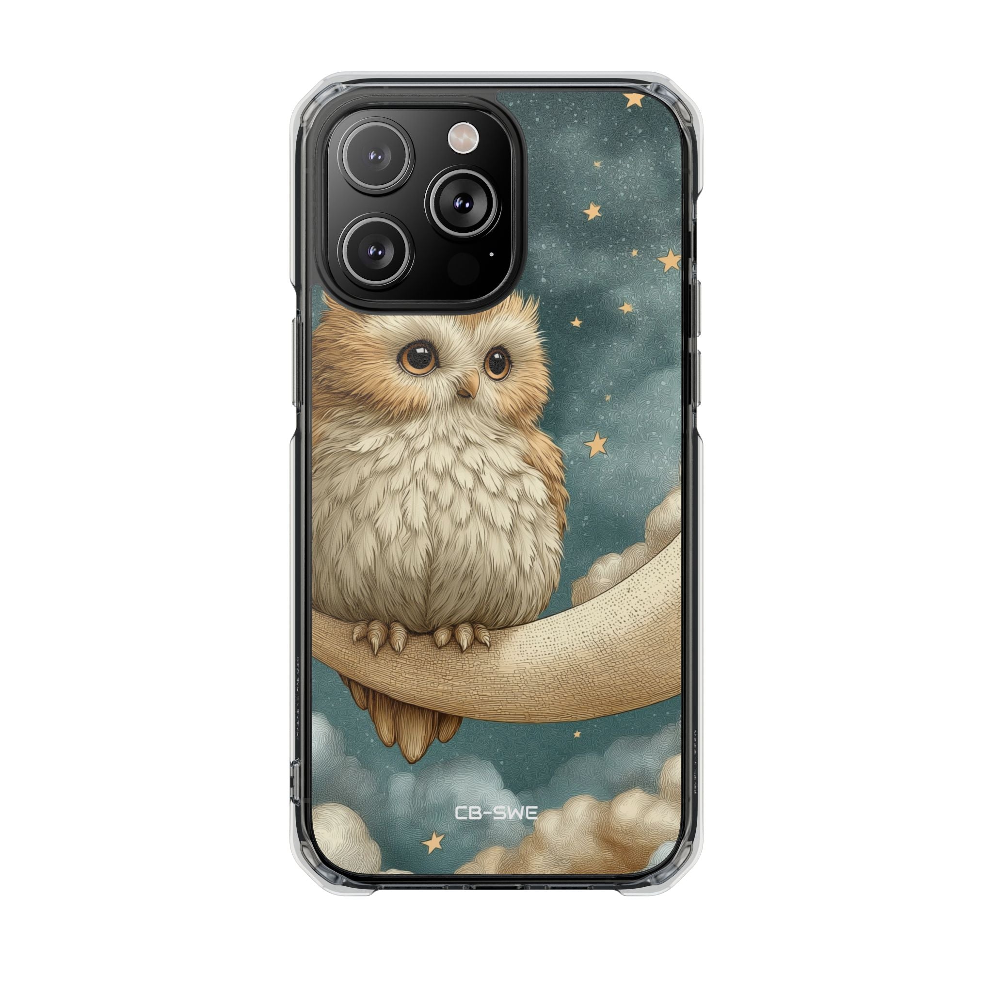 Owls Nestle Moon iPhone Case - Impact
