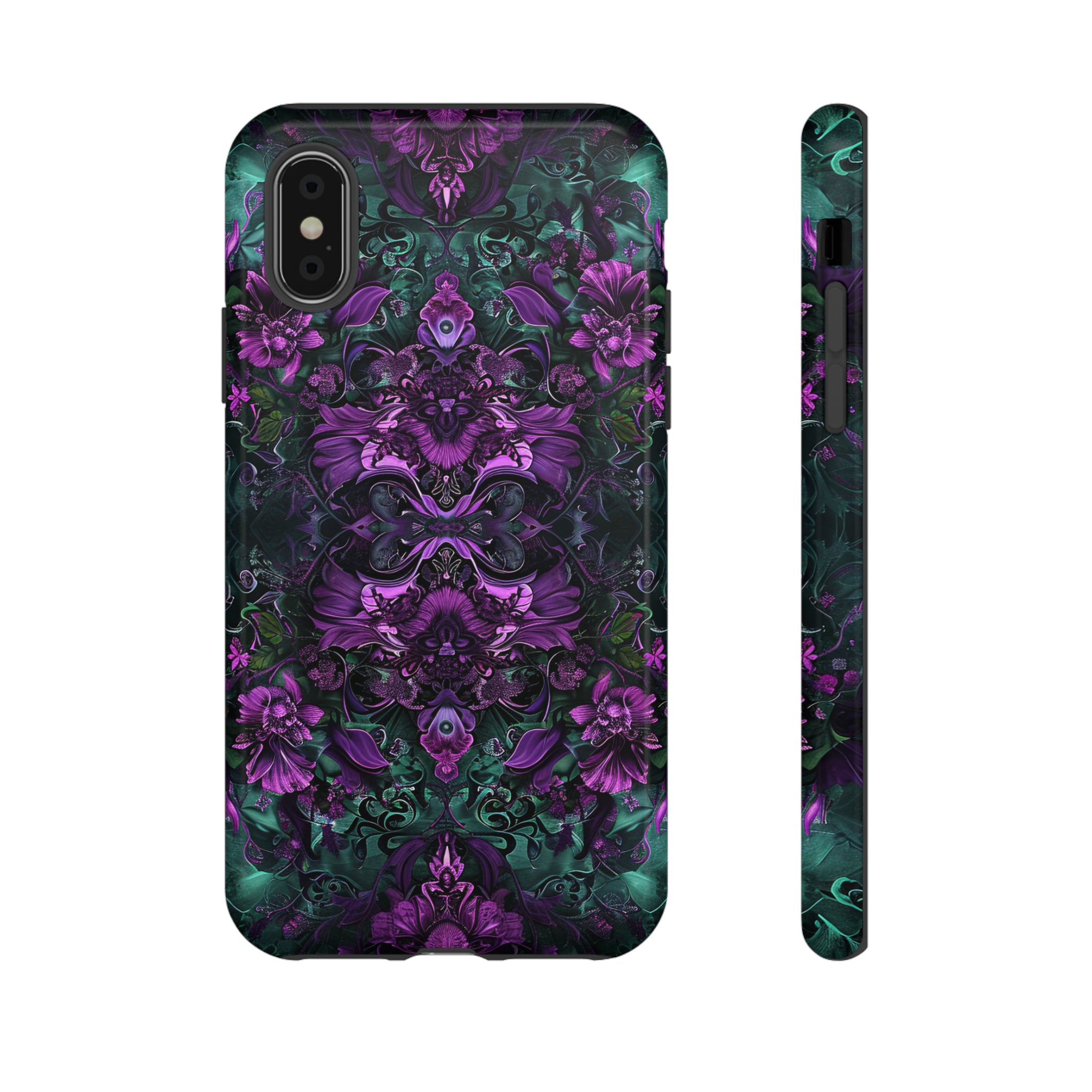 Baroque Floral Gothic - Protective Phone Case