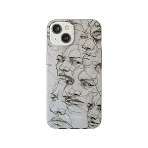 Ethereal Faces | Flexible Phone Case for iPhone