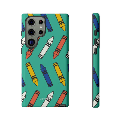 Crayons Dance Playfully - Samsung Case