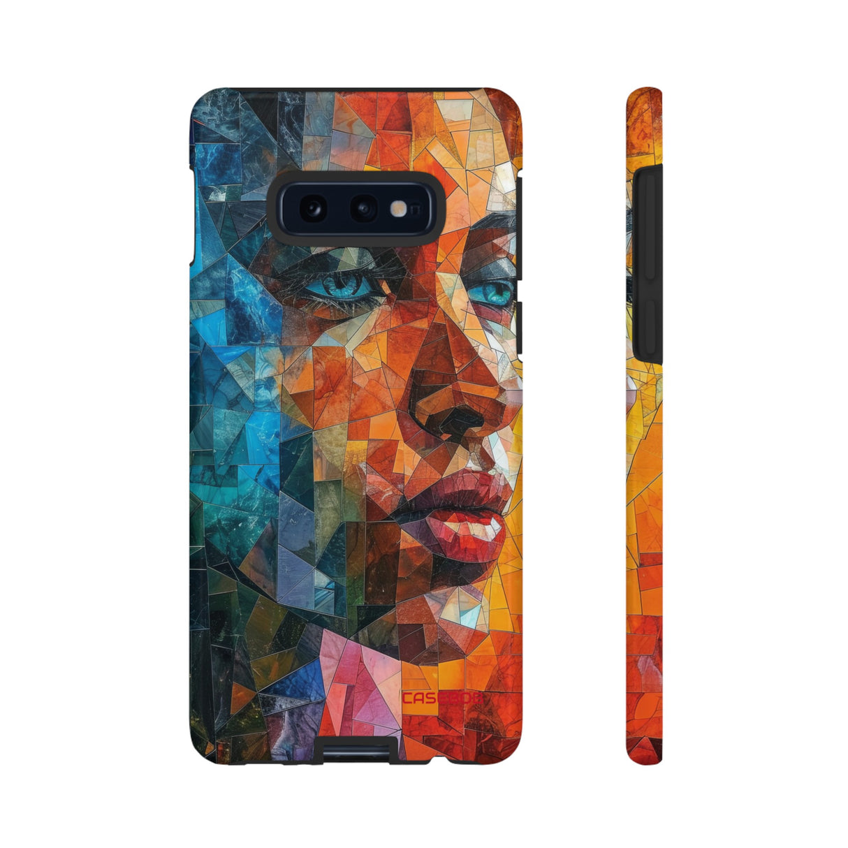 Geometric Fusion Lady - Protective Phone Case