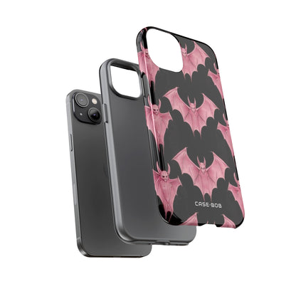 Pink Batwave iPhone 14 Plus Case - Tough