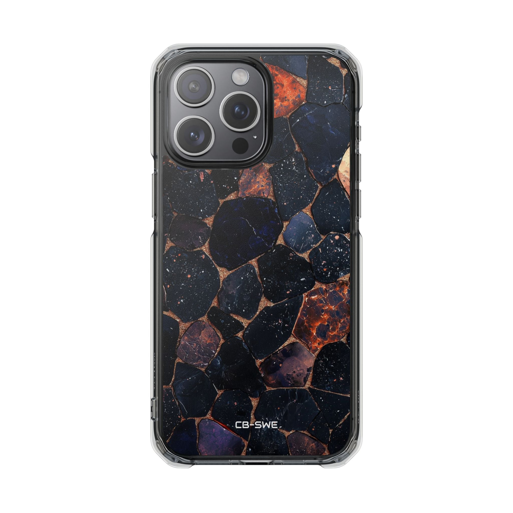 Shimmering Earth Fragments iPhone Case - Impact