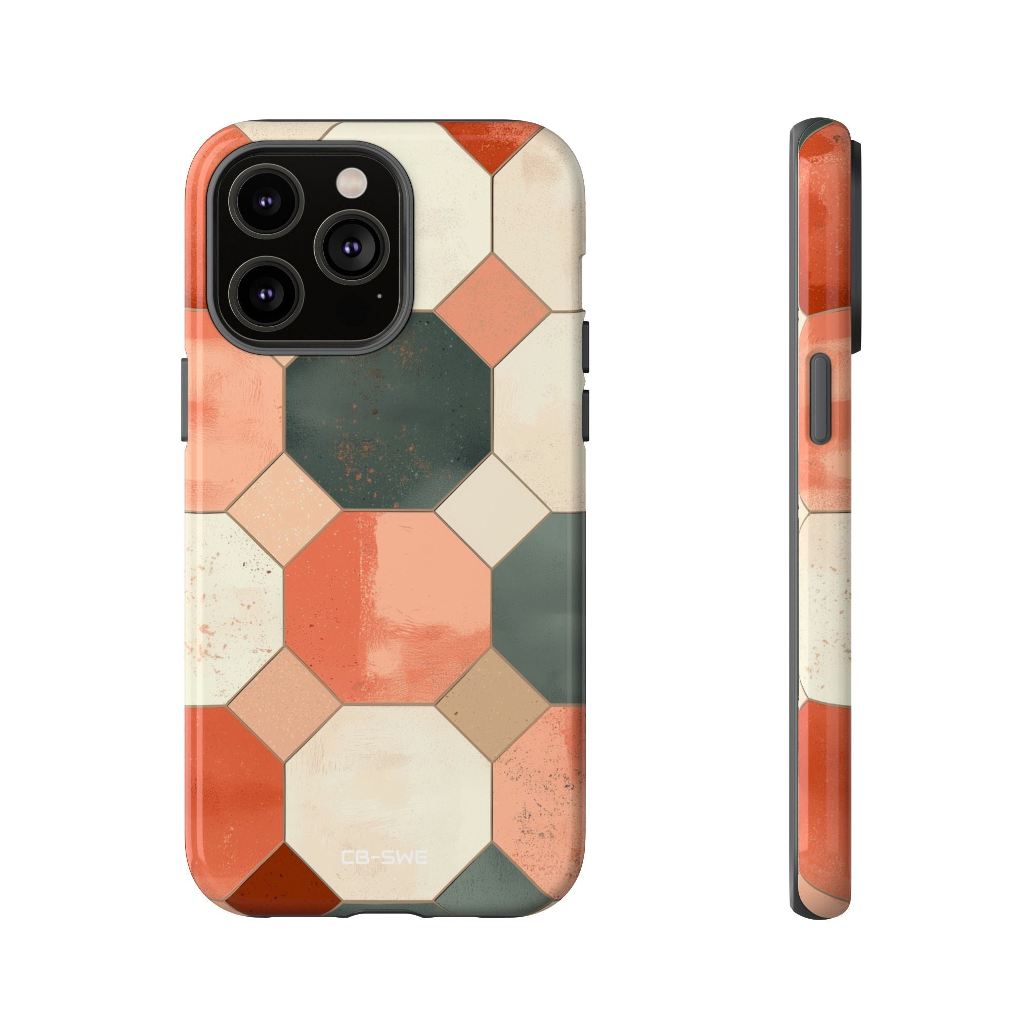 Terracotta Tiles Interlock - iPhone Case