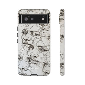 Ethereal Faces | Protective Phone Case for Google Pixel