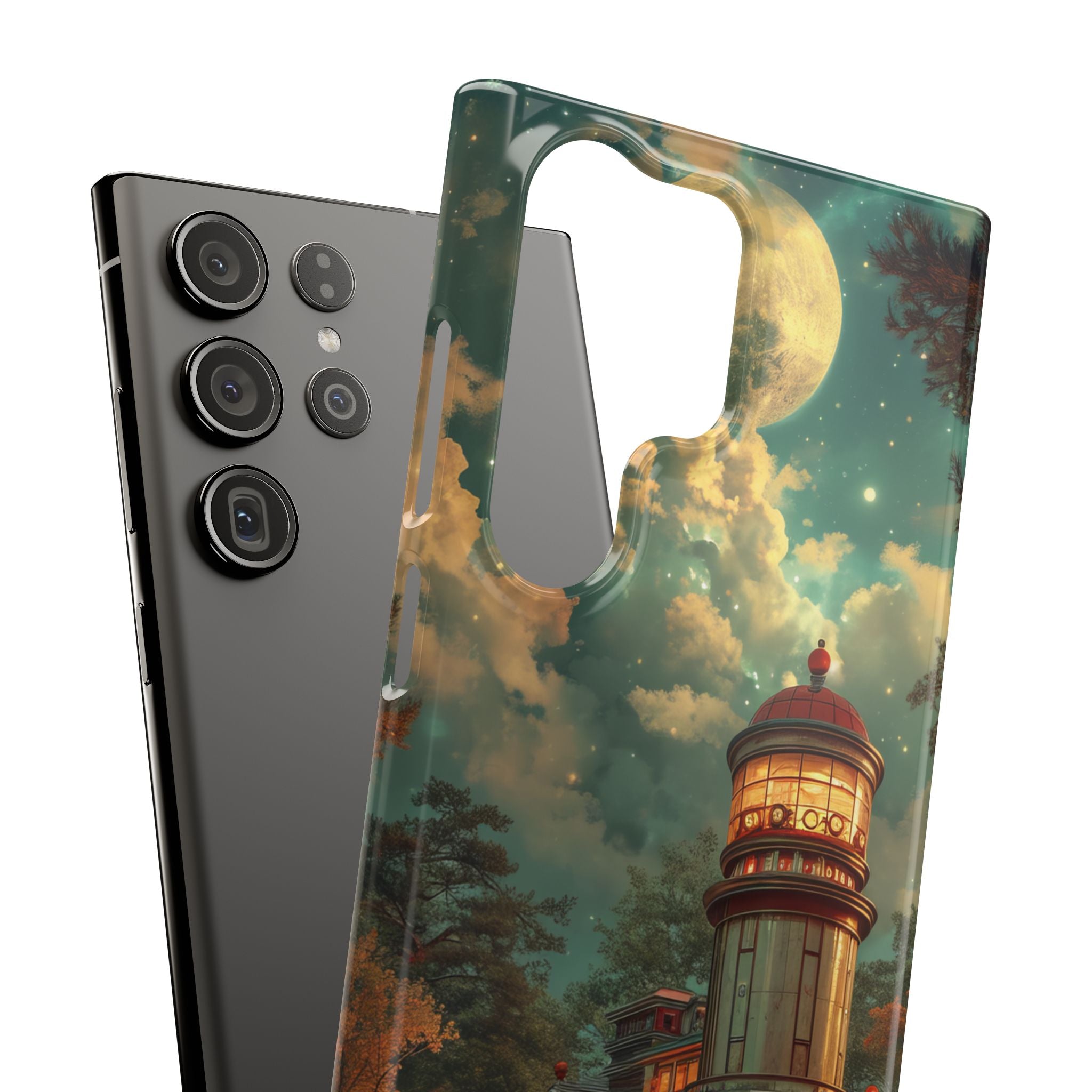 Vintage Moonlit Diner Fantasy Samsung S23 - Slim Phone Case