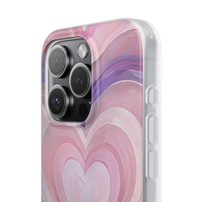 Radiant Heartbrush iPhone 15 Pro Case - Soft