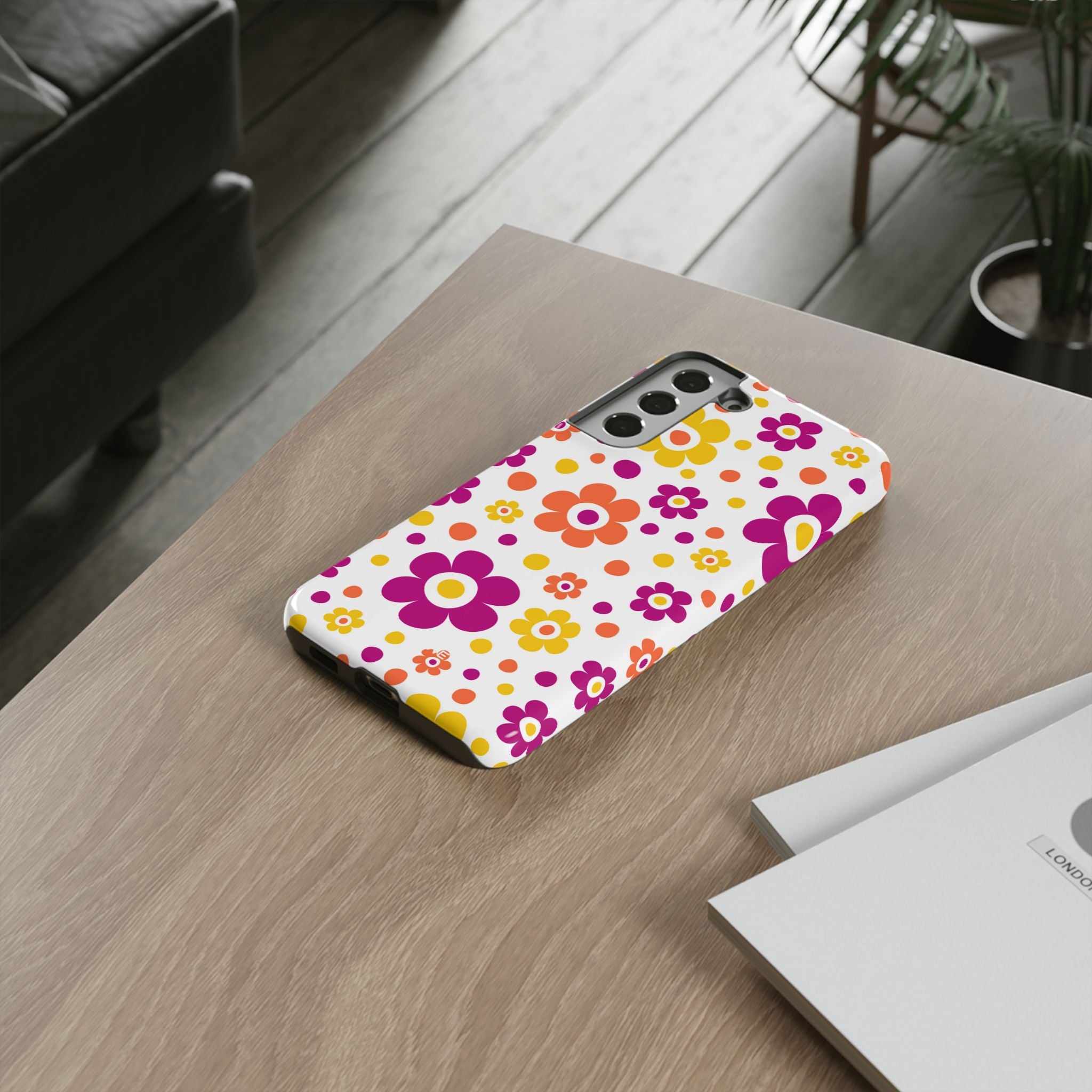 Retro Floral Playfulness - Samsung Case