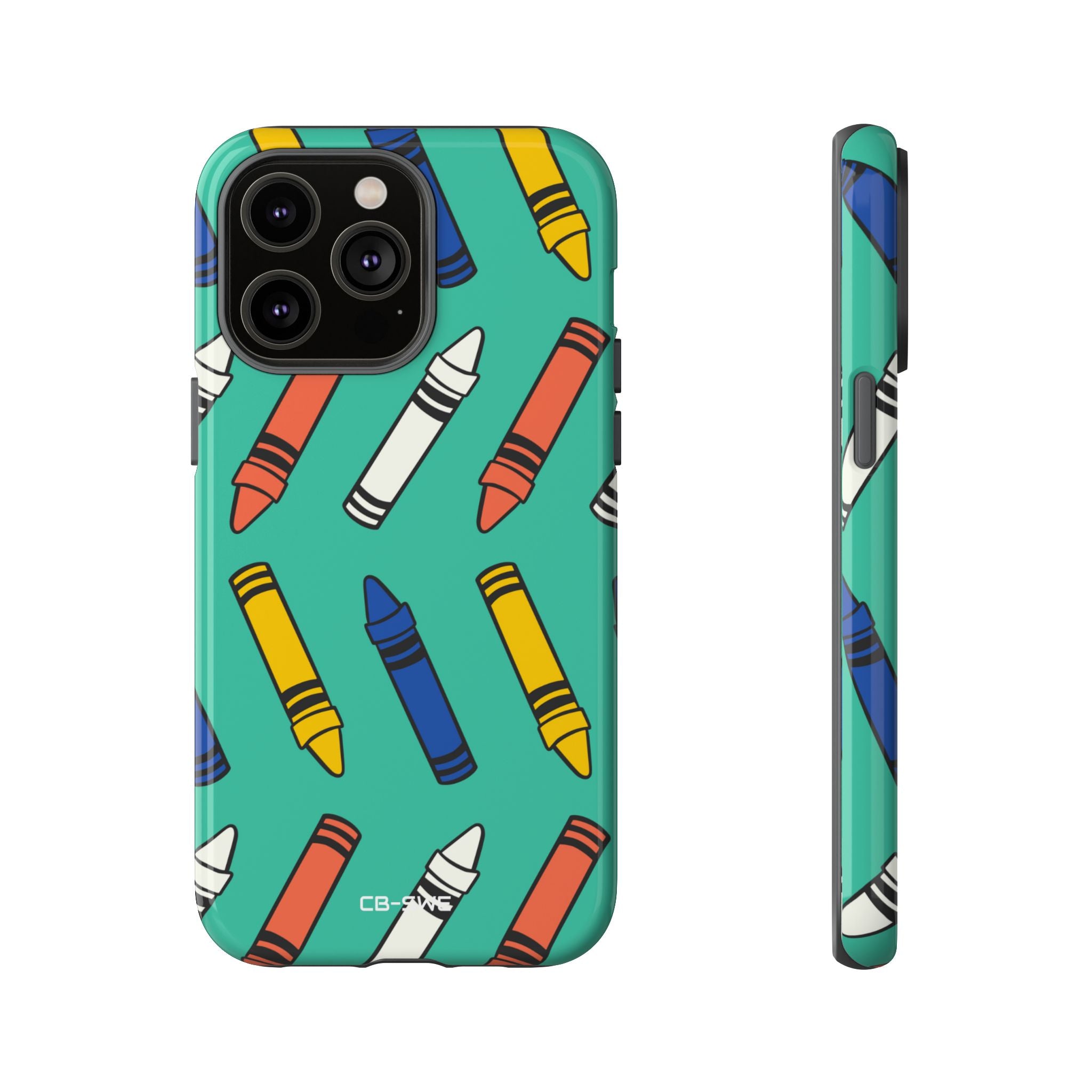 Crayons Dance Playfully - iPhone Case