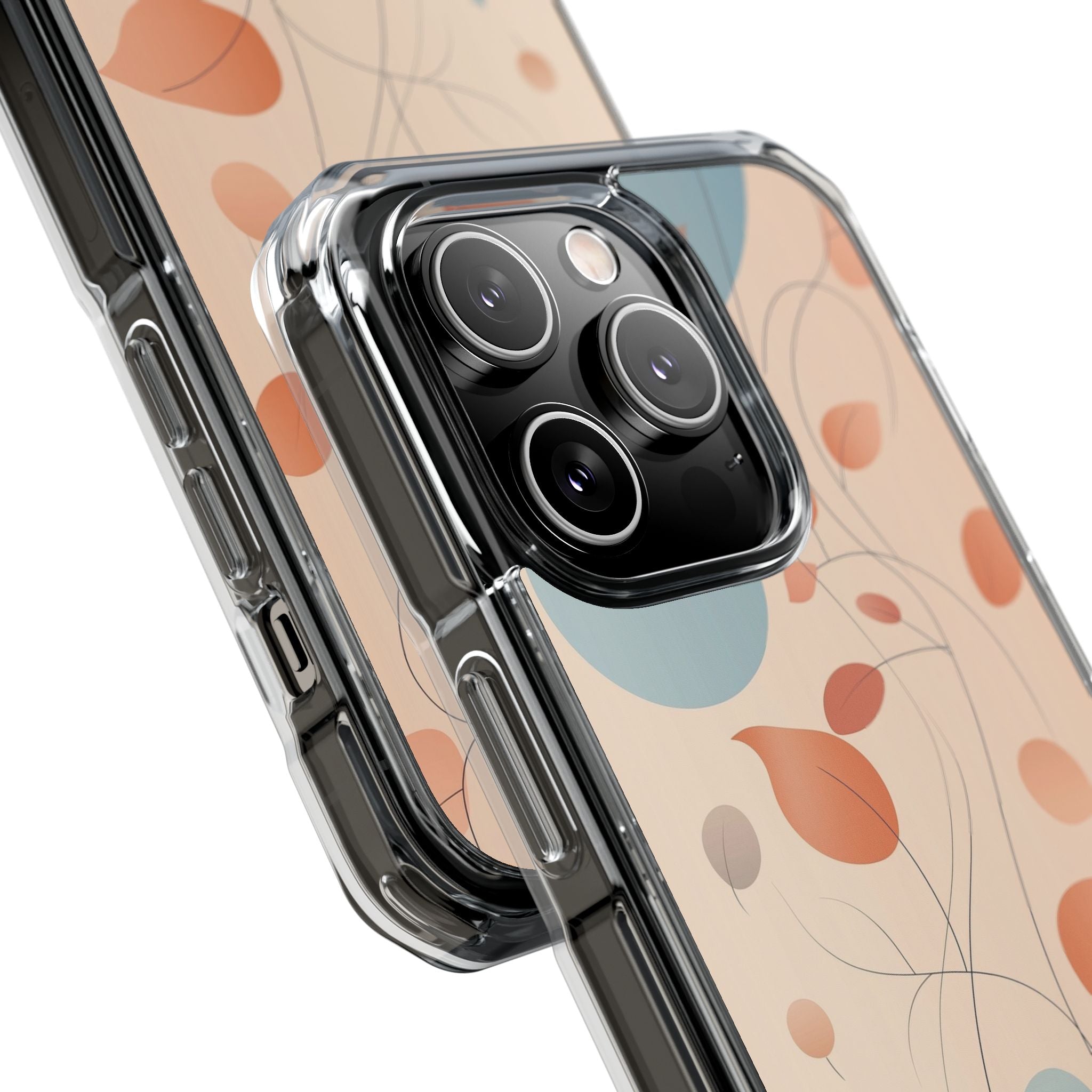Gentle Leaves Drift iPhone Case - Impact