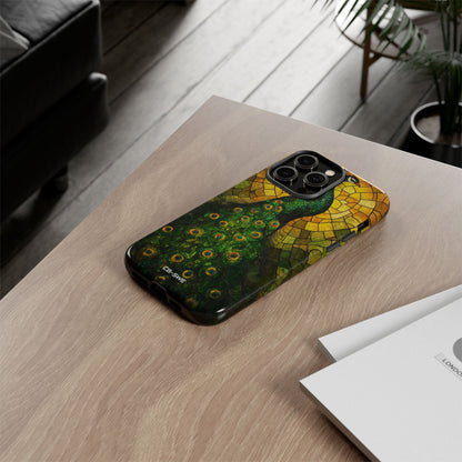 Peacock Spreads Light - iPhone Case