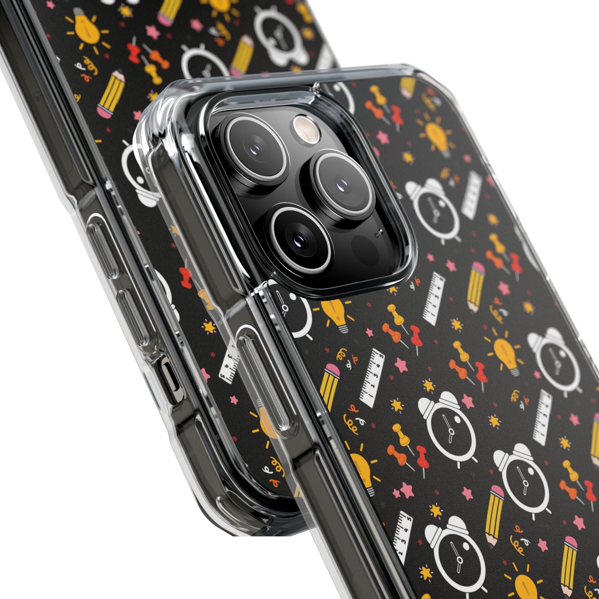 Bright Pencils Twirl iPhone Case - Impact
