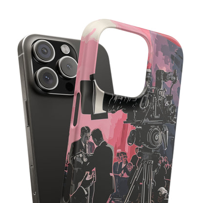 Retro Cinematic Spotlight iPhone 16 - Slim Phone Case