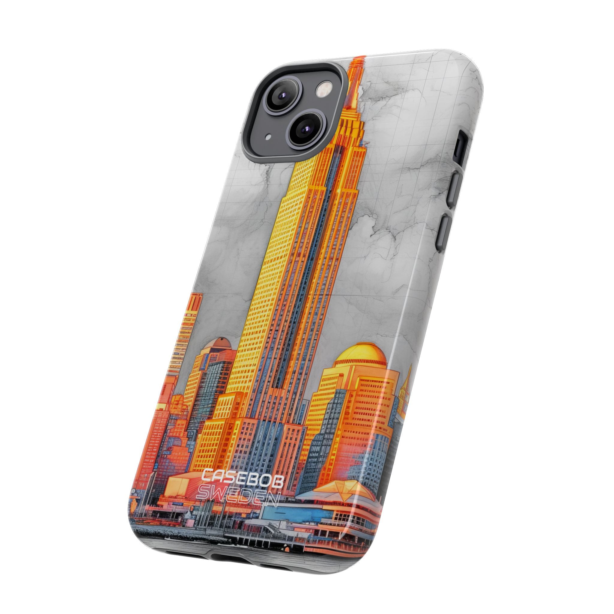 Vibrant City Skyline iPhone 14 - Tough