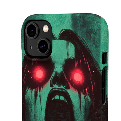 Haunting Glow of Gothic Eyes iPhone 14 - Slim Phone Case