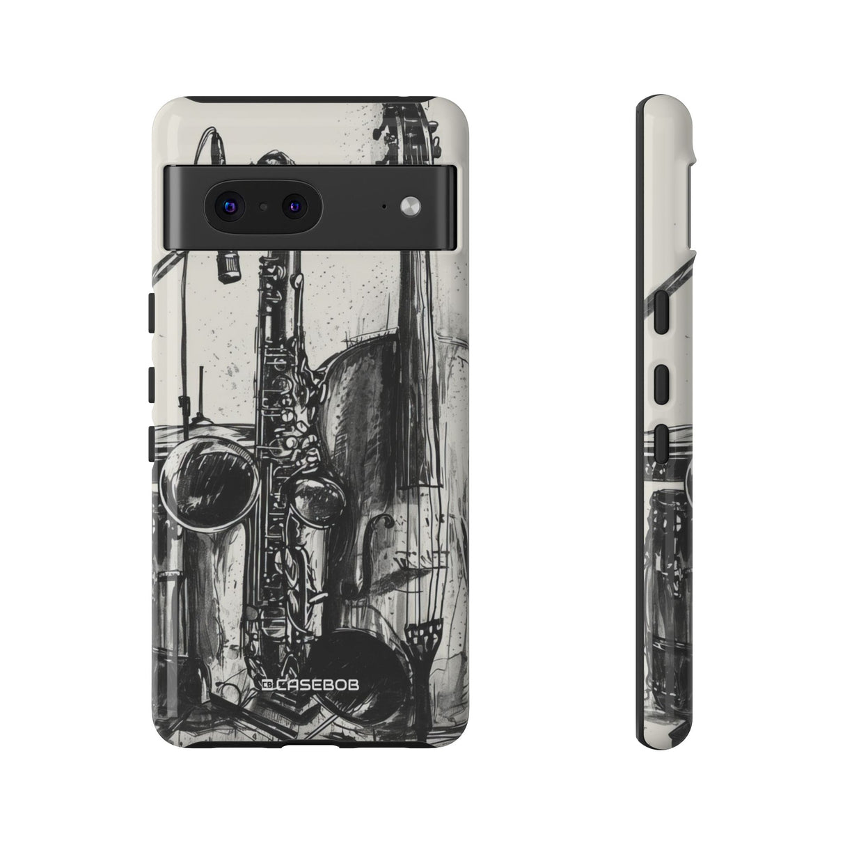 Jazz Ink Expressions | Protective Phone Case for Google Pixel