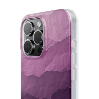 Purple Wave Layers iPhone 15 Pro Max Case - Soft