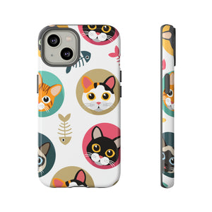 Cats Fishbone - Protective Phone Case