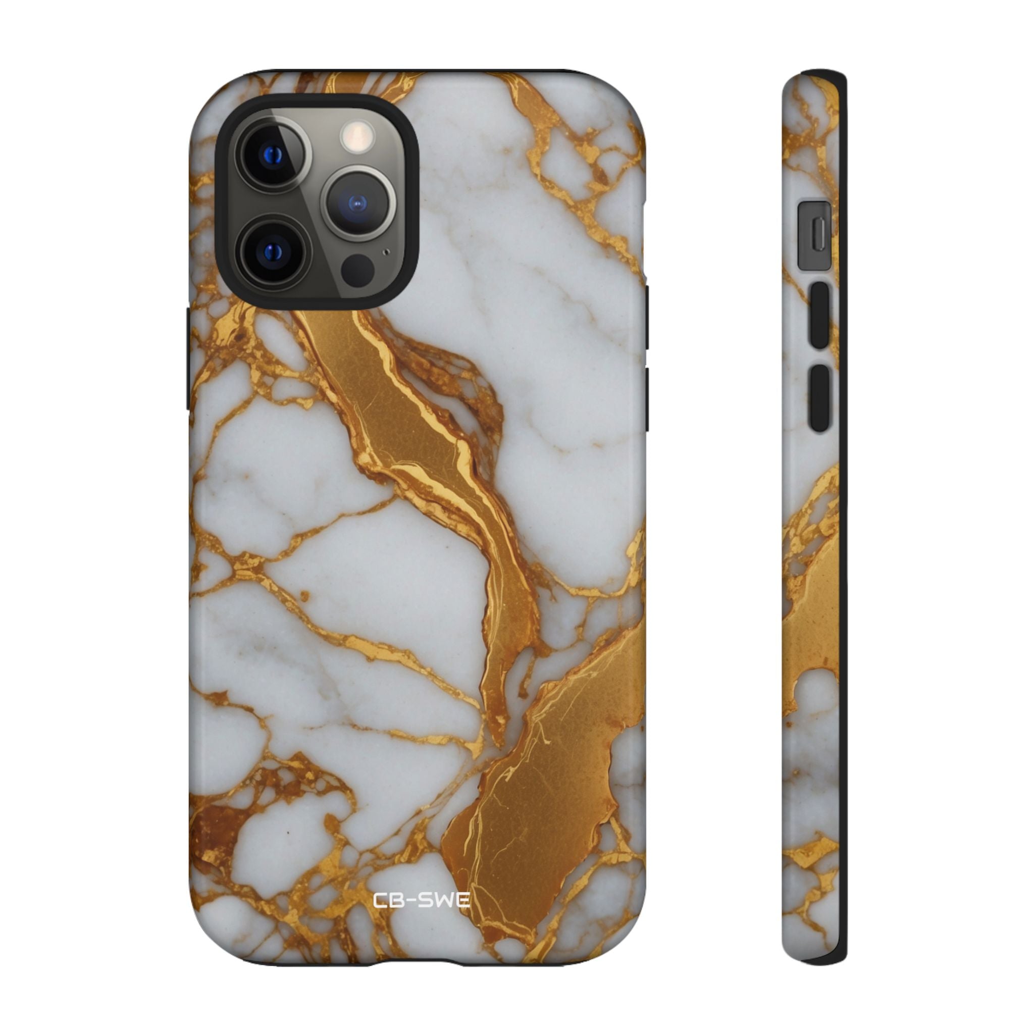 Golden Veins Flow - iPhone Case