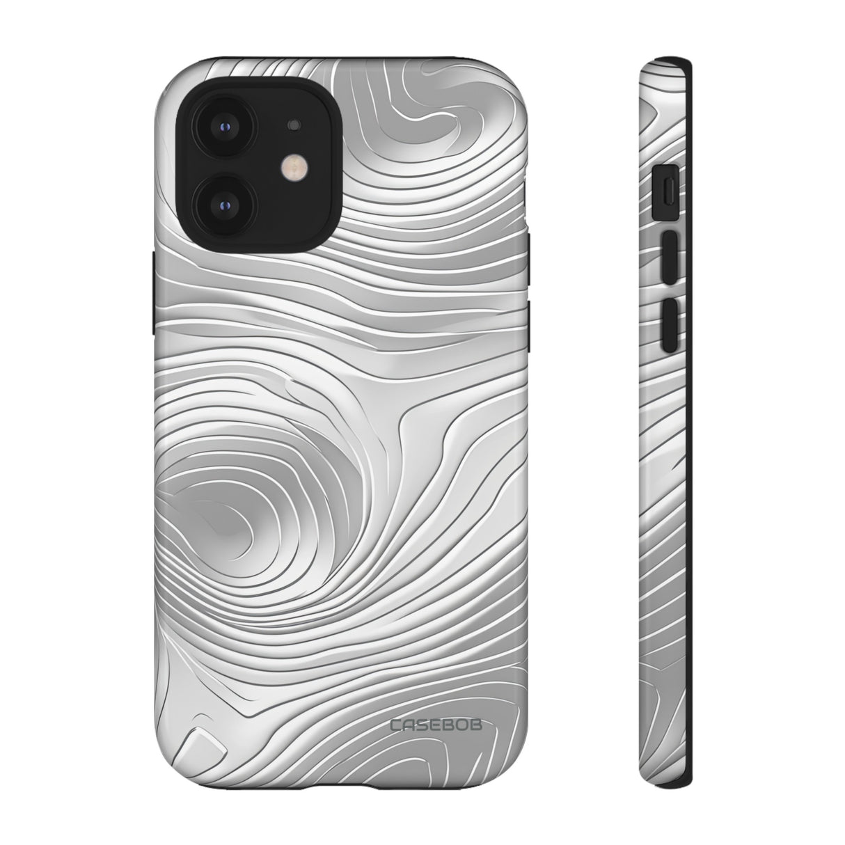 Sleek Grey Minimalism - Protective Phone Case