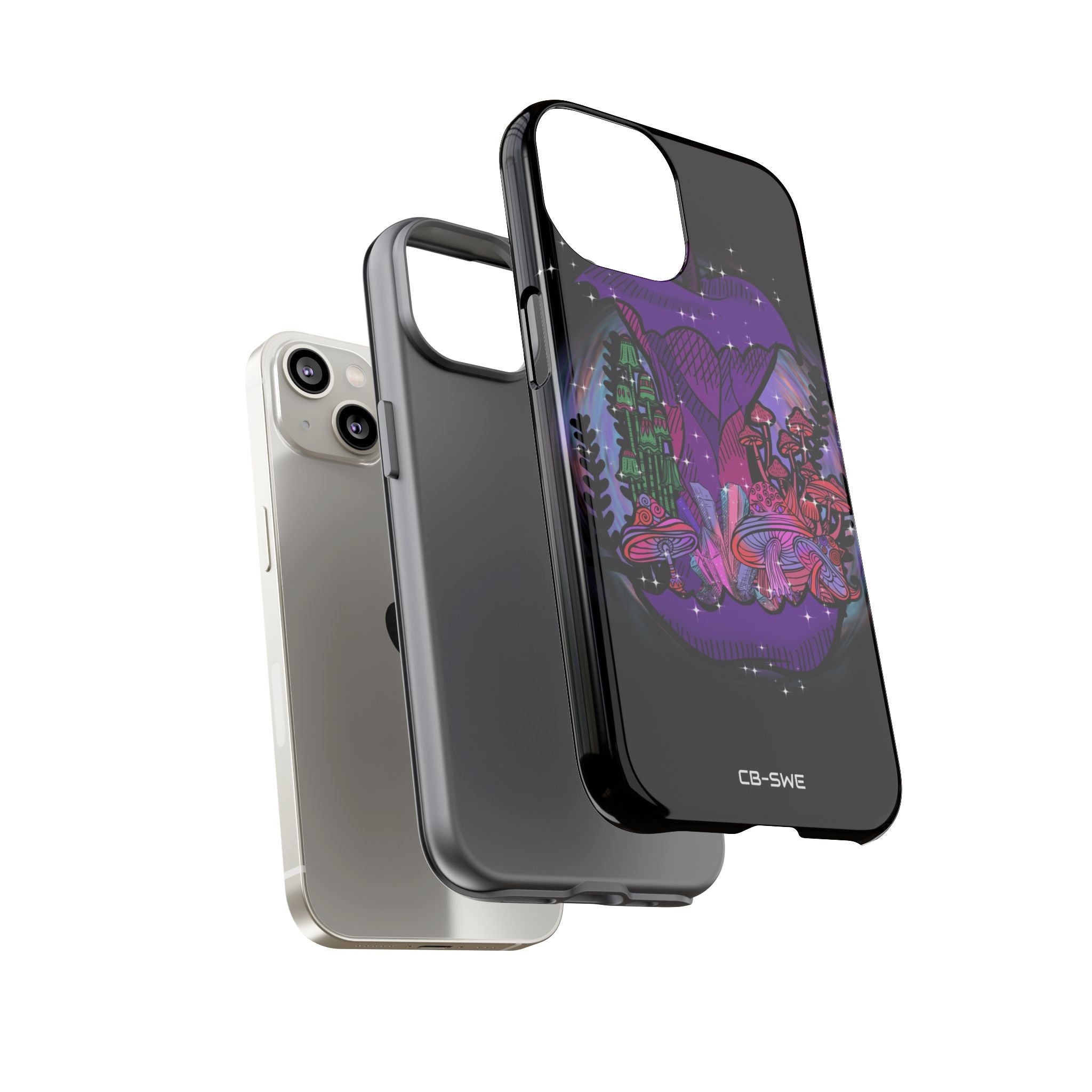 Mystical Purple Apple - iPhone Case