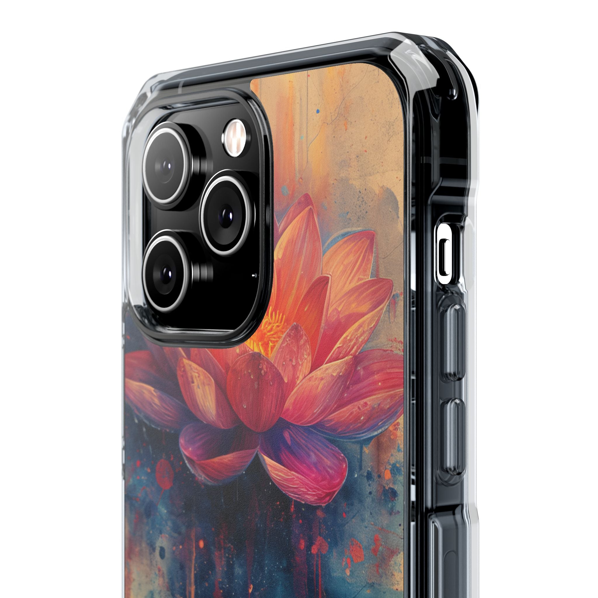 Lotus Blossom Art - Clear Impact iPhone 14 Phone Case