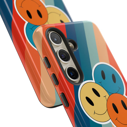 Triple Smile Breeze Samsung S24 Case - Tough