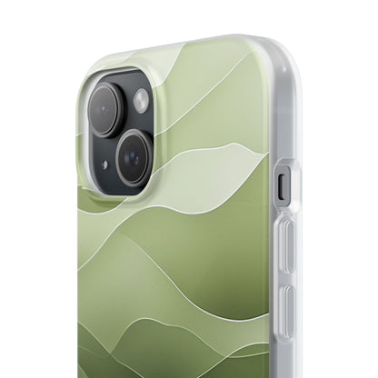 Gradient Emerald Drift iPhone 15 - Flexi Phone Case